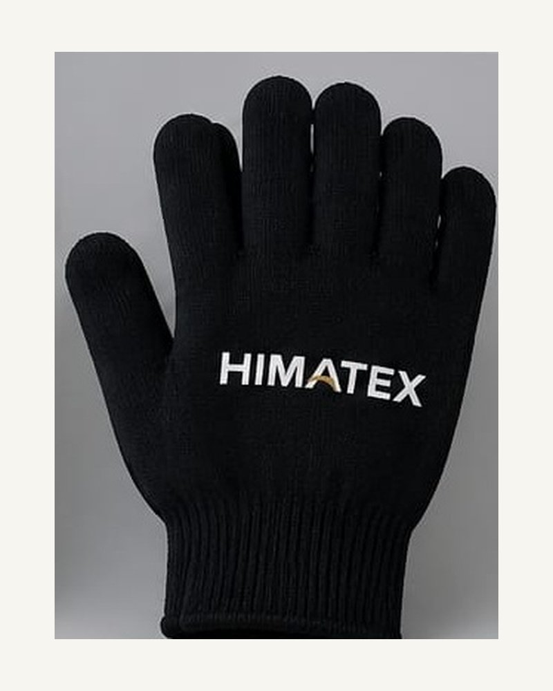 HIMATEX Industrial Black Knitted Cotton Gloves