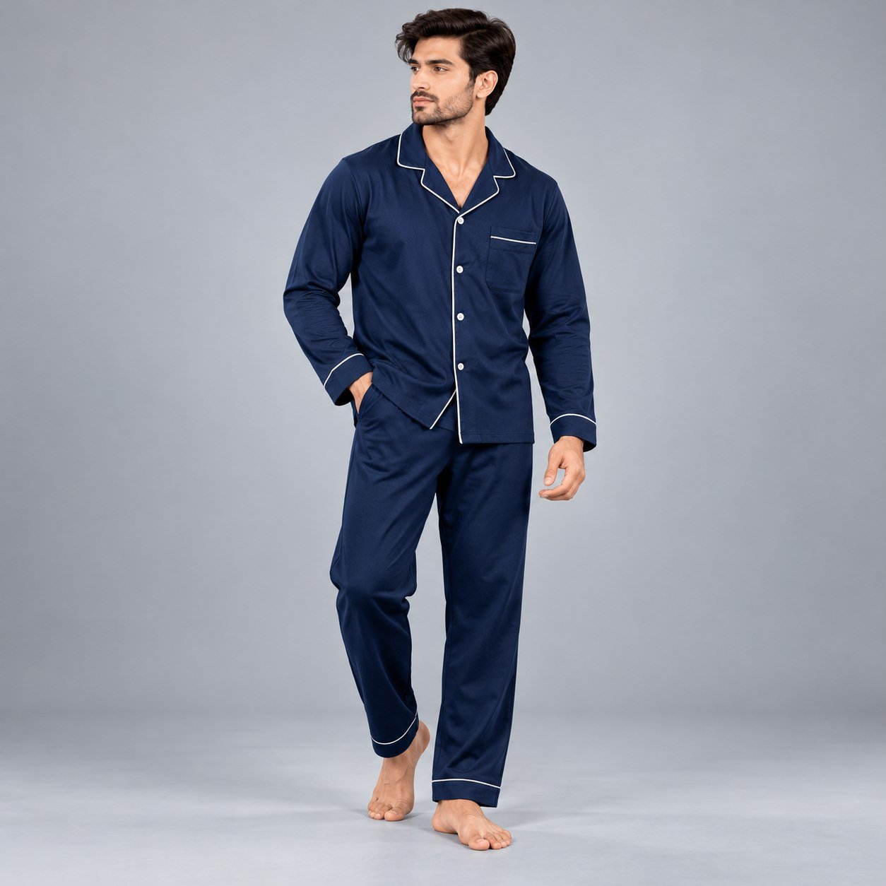 SWITCH Men's Classic Night Suit - Navy